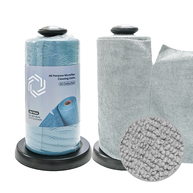 Tear Away Microfiber Cleaning Towel Rolls